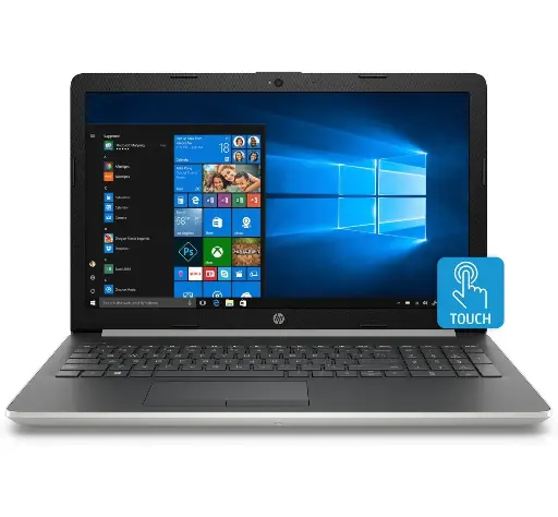 [HP15DA0029CAI3-8130U] Renewed HP Notebook 15-DA0029CA Laptop I3-8130U 8GB RAM 1TB HDD Windows 10 15.6" 1366x768 Touch Webcam With 30 Days Return, 90 Days Exchange Warranty
