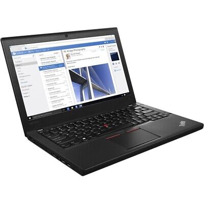 [LOTPX260-I7-6600U] Renewed Lenovo Thinkpad X260 Ultrabook Laptop i7-6600U 8GB RAM 256GB SSD Windows 10 12.5" 1366x768 Webcam With 30 Days Return, 90 Days Exchange Warranty