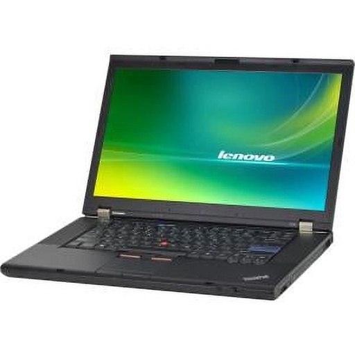 [LOT510-i5-520M] Renewed Lenovo ThinkPad T510 Laptop Intel Core i5-M520 8GB  RAM 500GB HDD Windows 10 15" 1366x768 Webcam With 90 Days Warranty