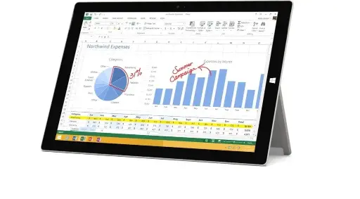 [MSSF3-4GB-128GB] Renewed Microsoft Surface 3 1645 10.8" 4GB, 128GB Wi-Fi Silver WIN 10 With 90-day warranty