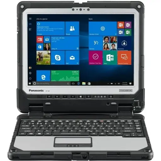 [PATBCF33-I5-7300U] Renewed Panasonic Toughbook CF-33 2-in-1 detachable notebook i5-7300U 8GB RAM 256GB SSD Windows 10 12.0‚Äö√Ñ√π QHD 2160 ‚àö√≥1440 Webcam With 30 Days Return, 90 Days Exchange Warranty