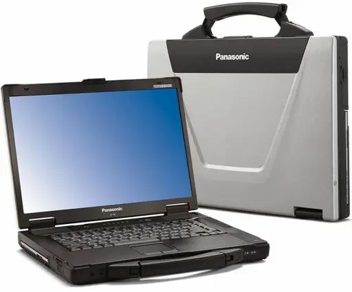 [PATBCF52-C2D-P8400] Renewed Panasonic Toughbook CF-52 Rugged Laptop Core 2 Duo P8400 2.26 GHz 15.4" TFT 4GB RAM 500GB HDD Windows 10 15" 1366x768  Webcam With 30 Days Return, 90 Days Exchange Warranty