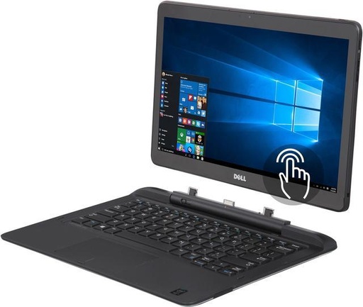 [DLE7350-M1-5Y70] Renewed Dell Latitude 13 7350 Ultrabook Tablet GVY32 M-5Y70 8GB RAM 256GB SSD Windows 10 13" 1920X1280 Touch Webcam With 30 Days Return, 90 Days Exchange Warranty