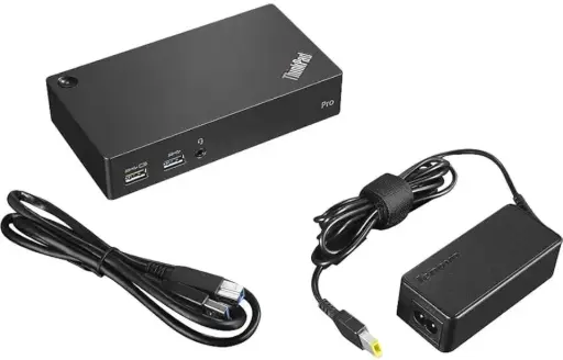 Renewed Lenovo 40A70045US  ThinkPad Pro Dock USB 3.0 Pro Docking Station With 45W AC Adapter & 90 Days Warranty