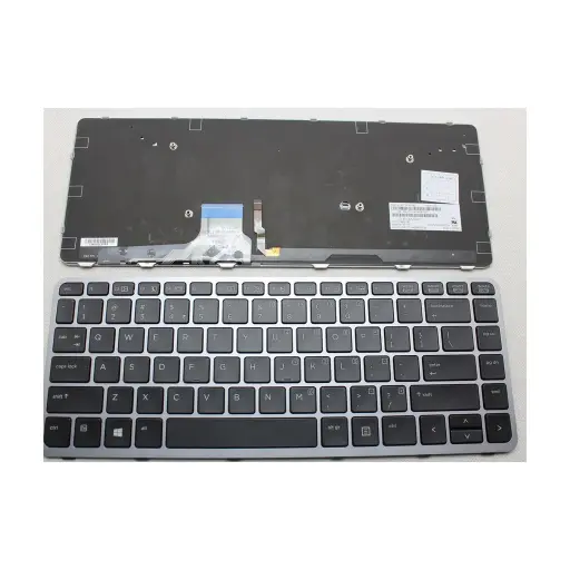 [KB-HP739563-001] Renewed HP EliteBook Folio 1040 G3 739563-001 Backlit Keyboard Silver Frame With 90 Days Warranty