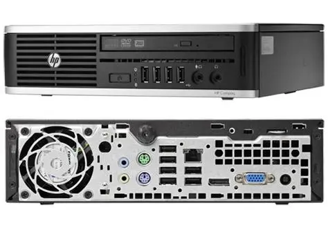 [HPCP8200US-i5-2400S] Renewed HP Compaq 8200 Elite Ultra Slim Desktop PC Intel Core i5-2400S@2.50GHz Windows 10 With 90 Days Warranty 