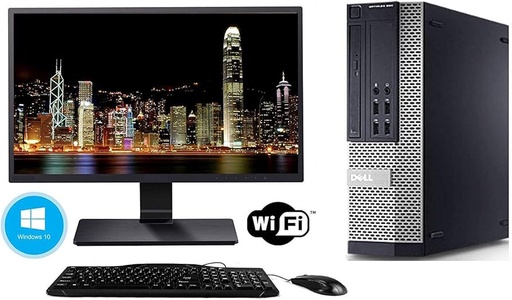[DLOP7010-I5-3470] Renewed Dell OptiPlex 7010 SFF Desktop PC i5-3470 8Gb RAM 500GB HDD Windows 10  With 30 days Return, 90 Days Exchange
