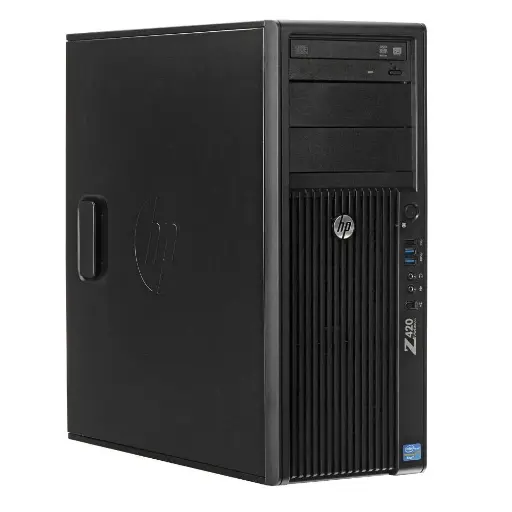 [HPZ420T-E5-1620V2] Renewed HP Z420 WorkStation Intel Xeon CPU E5-1620 v2 @ 3.70GHz Desktop PC 8Gb RAM 500GB HDD Dual DVI Windows 10 With 30 days Return, 90 Days Exchange