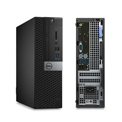 [DLOP5050-i3-6100T] Renewed Dell OptiPlex 5050 SFF Desktop PC i3-6100T 8GB RAM 256GB SSD Windows 10 With 30 days Return, 90 Days Exchange