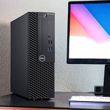 [PR-I7-4770-22M] PrinterReady refurbished Small Foam Factor Desktop PC i7-4770 8GB RAM 500GB HDD Windows 10 22" Monitor With 30 days Return, 90 Days Exchange