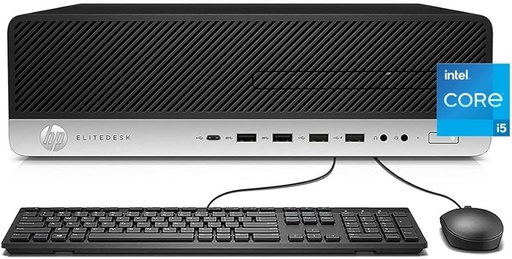 [HPED800SFF-G3-I5-7500] Renewed HP EliteDesk 800 G3 SFF Desktop PC i5-7500 8GB RAM 500GB HDD Windows 10  With 30 days Return, 90 Days Exchange
