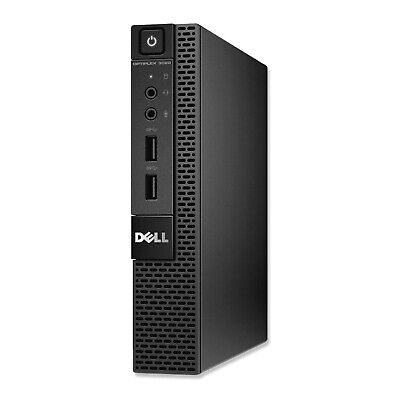 Renewed Dell OptiPlex 3020 Micro Desktop PC Intel Core i3 i5 i7 4th Gen Windows 10 With 90 Days Warranty 