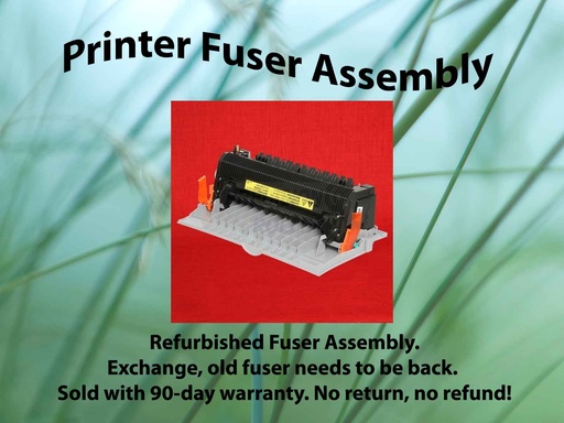 [FUHP2550] Renewed FUHP2550 Fuser Assembly for HP Color Laserjet 2550 2840 2820 Series RG5-7572 No Core Exchange 110V