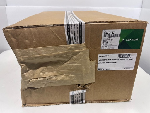 [LEX40X9137] Lexmark 40X9137, 10V Maintenance Kit, packaging has large hole, for MX610 MX611 XM3150 series