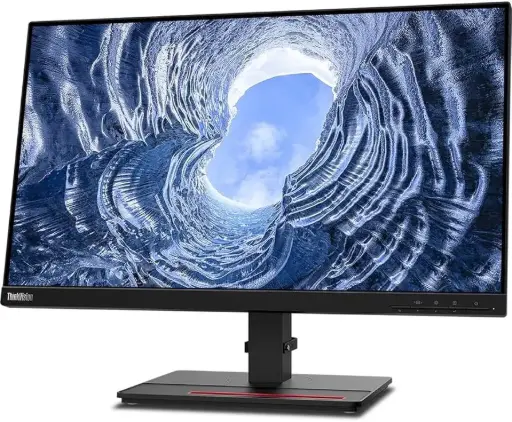 [LENT24i-10] Renewed Lenovo ThinkVision T24i 24" Widescreen 1920 x 1200 WLED IPS LCD Monitor Raven Black HDMI VGA DisplayPort USB Hub HDMI With 90 Days Warranty
