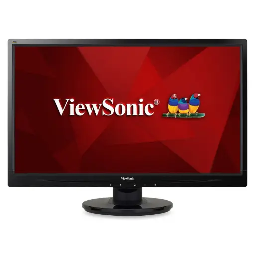 [VSVA2446M] Renewed ViewSonic VA2446M 24'' Widescreen 1920 x 1080 LED Monitor DVI VGA Inputs With 90 Days Warranty