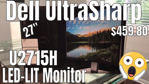 [DLU2715H] Renewed Dell UltraSharp U2715H 27-Inch Screen LED-Lit Monitor with 90 days warranty