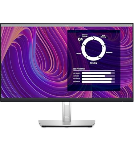 [DLP2423D] Renewed Dell P2423D 23.8" QHD (2560 x 1440) 60Hz Display, sRGB 99%, 5ms Response Time, HDMI/DP/USB 3.2 Gen 1 Connectivity Monitor with 90 days warranty