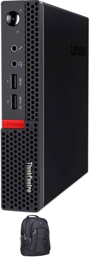 [LOTCM625Q-AMD] Renewed Lenovo ThinkCentre M625q Mini PC Desktop, AMD E2-9000e Radeon R2 Processor, 4GB RAM, 128GB SSD, DisplayPort, Wi-Fi, Bluetooth, UBONTU Black Open box