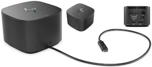 [HPDS-G2-2UK37AA] Renewed HP Thunderbolt USB-C Dock G2 2UK37AA Docking Station Port Replicator DisplayPort Ethernet HDMI With 120W AC Adapter & 90 Days Warranty