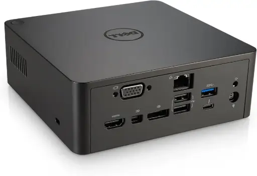 [DLTB16-240W] Renewed Dell Thunderbolt Dock TB16 USB C HDMI Dual Displayport Black With 240W AC Adapter With 90 Days Warranty