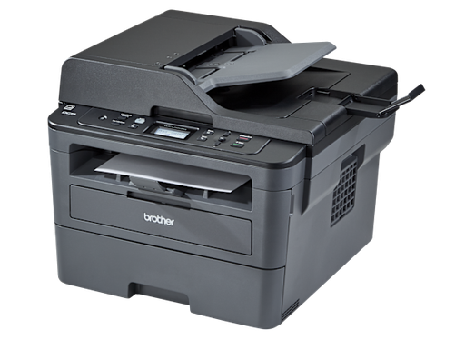 [BR-DCP-L2550DW] Renewed Brother DCP-L2550DW Wireless All-in-One Monochrome Laser Printer, Black - Print Scan Copy - 250-Sheet, 50-Sheet ADF, Automatic Duplex Printing, Ethernet