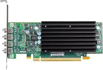 [VC-MX-C420-2GB] Matrox C420-E2GBLAF Graphics Video Card 2GB GDDR5 PCI Express 3.0 X16 4xmini DP Low Profile Workstation With 90 Days Warranty