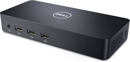 [DLD3100-130W] Renewed Dell USB 3.0 Dock D3100 Black Ultra HD/4K Triple Display With 130W AC Adapter & 90 Days Warranty