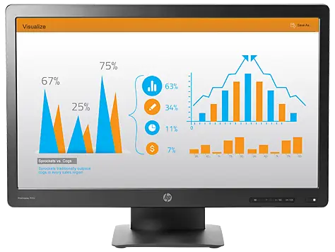[HPP232] Renewed HP Pro display P232 23" Monitor 1920 x 1080 Display WLED With Stand 30 Days Return And 90 Days Replacement Warranty 