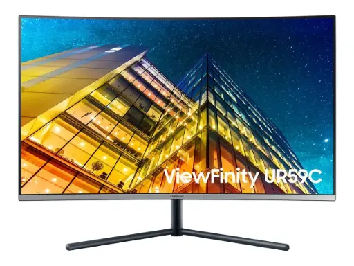 [SAMU32R590CWN] Renewed Samsung U32R590CWN 32'' Widescreen 4K UHD 60 Hz Curved Computer Monitor With 90 Days Warranty 