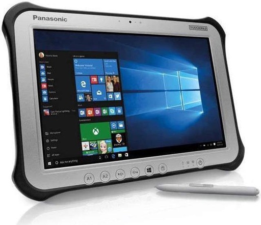 [PATPFZ-G1-MK4-i5-6U] Renewed Panasonic TougHPad G1 FZ-G1 MK4 i5-6300U @2.40GHz 10.1-inch WUXGA Multi Touch + Digitizer 8GB 256GB SSD WiFi Bluetooth 4G LTE Dual Pass 2 Cameras Windows 10 Pro