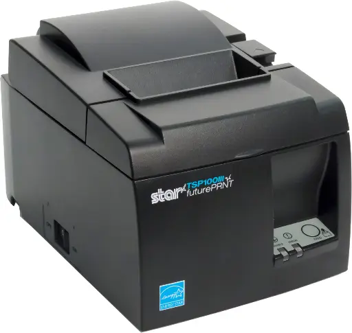 [STAR-TSP143IIIW] Renewed Star Micronics TSP143IIIW Wi-Fi (WLAN) Thermal Receipt Printer with Wireless Access Point, WPS, Cutter, and Internal Power Supply - Gray