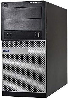 [DLOP3020T-i5] Renewed Dell OptiPlex 3020 Tower Desktop PC i5-4590 8GB RAM 500GB HDD DVDRW WiFi DP VGA Windows 10 With 90 Days Exchange