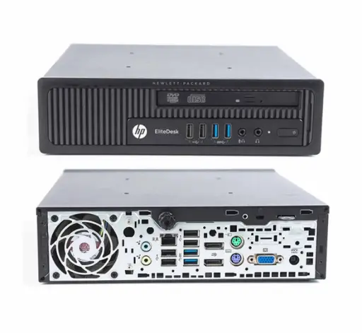 [HPED800G1US-i5-4670S] Renewed HP EliteDesk 800 G1 Ultra-slim Desktop PC i5-4670S Windows 10 With 30 days 90 Days 