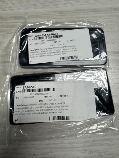 [SM-G973U] Samsung Galaxy S10 SM-G973U Unlocked 128GB Prism Black B Medium Burn