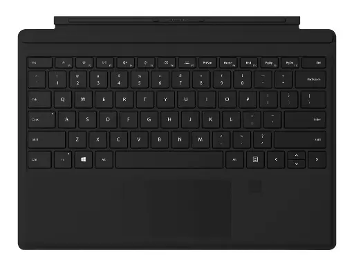 Renewed Microsoft Surface Pro Type Cover with Fingerprint ID (Black)