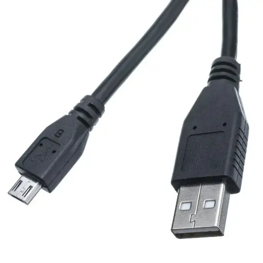 [USB2-A-Micro-B-16ft] USB 2.0 to Micro-B Cable 5m 16 feet 16ft black for printer scanner camera devices