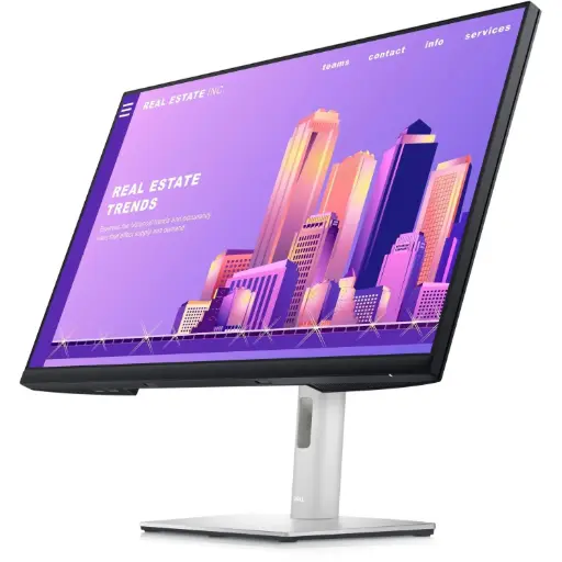 Renewed Dell P2722H Monitor 27" FHD 1920x1080 Widescreen HDMI DP VGA USB 3.2 Professional Monitor  With 90 Days Warranty 