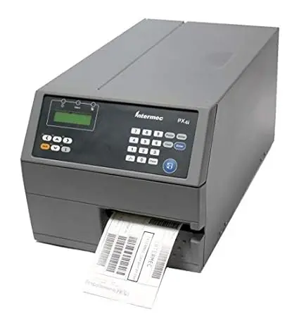 [INTECPX4i] Renewed Intermec EasyCoder PX4i Thermal Transfer Printer Monochrome Label Print  4.30" Print Width 12 in/s Mono 203 DPI 32 MB Ethernet PX4C010000000020 With 90 Days Warranty 
