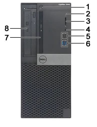 [DLOP3040MT-i5-6500] Renewed Dell OptiPlex 3040 Mini Tower Desktop PC Intel Core i5 6th Gen Windows 10 With 90 Days Warranty