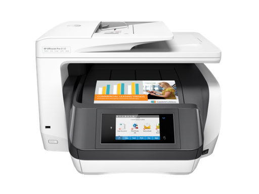 [HPOJ8730] Renewed HP Officejet Pro 8730 All-in-One Colour Inkjet Printer D9L20A USB|Wireless duplex With 90 Days Warranty