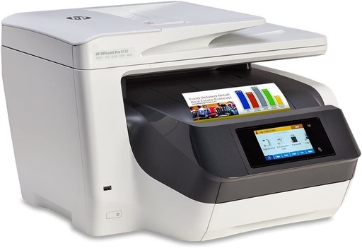 [HPOJ8740] Renewed HP Officejet Pro 8740 All-in-One Colour Inkjet Printer K7S42A USB Wireless duplex With ink and 90 Days Warranty