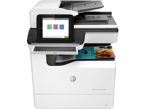 [HPE77650zs] Renewed HP PageWide Managed Color Flow MFP E77650zs Printer Copier Scanner USB Network E77650 With existing toner and 90 Days Warranty