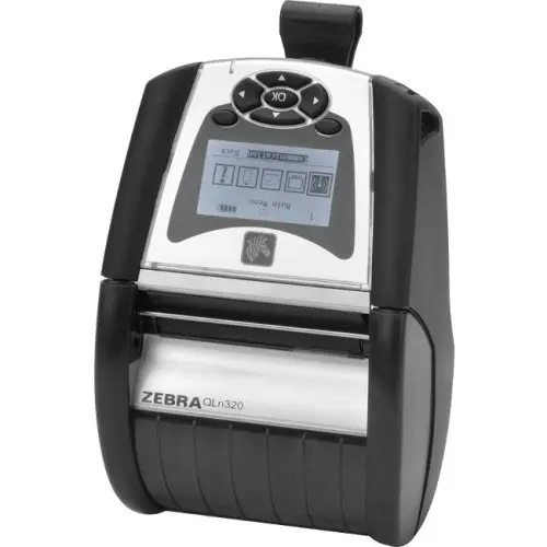 [ZBQln320-R] Renewed Zebra Qln320 Mobile Direct Thermal Label Printer Monochrome Wireless Bluetooth WiFi 3" AC Charger with 90-day warranty
