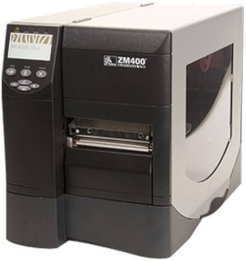 [ZBZM400] Renewed Zebra ZM400 Thermal Label Industrial Printer, 10 in/s Print Speed, 203 dpi Print Resolution, 4.09" Print Width, 110/220V AC With 90 days warranty