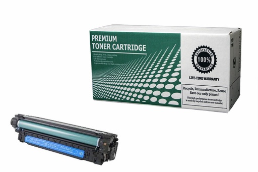 [HPCE251A] Remanufactured HPCE251A Cyan Toner Cartridge for HP Color LaserJet CP3525 CM3530 MFP Series CE251A 504A 7K