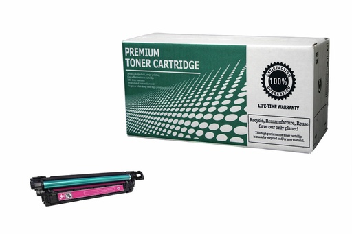 [HPCE253A] Remanufactured Toner Cartridge HPCE253A Replacement for HP CF253A Used for HP Color Laserjet CP3525 CM3530 MFP Series Magenta 7,000