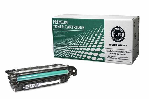 [HPCE260A] Remanufactured Toner Cartridge HPCE260A Replacement for HP CE260A Used for HP Color Laserjet CP4025 CP4525 Series Black 8,500
