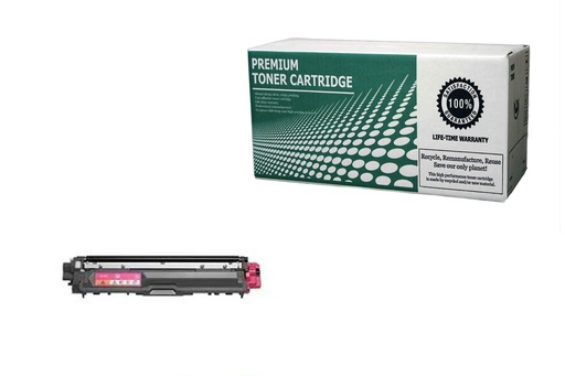 [BRTN225M] Remanufactured Toner Cartridge BRTN225M Replacement for Brother TN225M Used for Brother HL-3140CW HL-3150CDW HL-3170CDW MFC-9130CDW MFC-9140CDN MFC-9330CDW Series Magenta 2,200